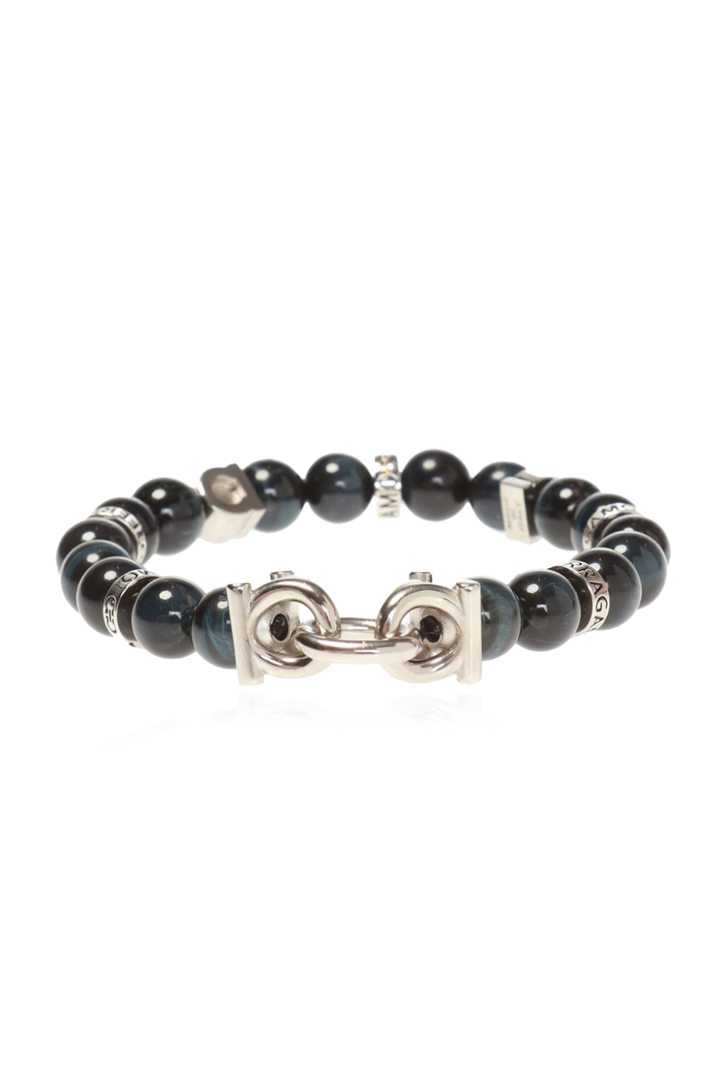 FERRAGAMO LOGO BEADS BRACELET Salvatore Ferragamo Blue BR